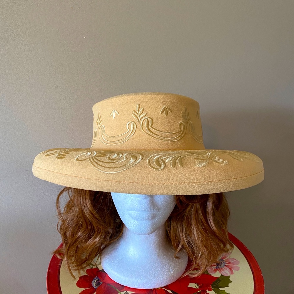 Yellow Derby Hat